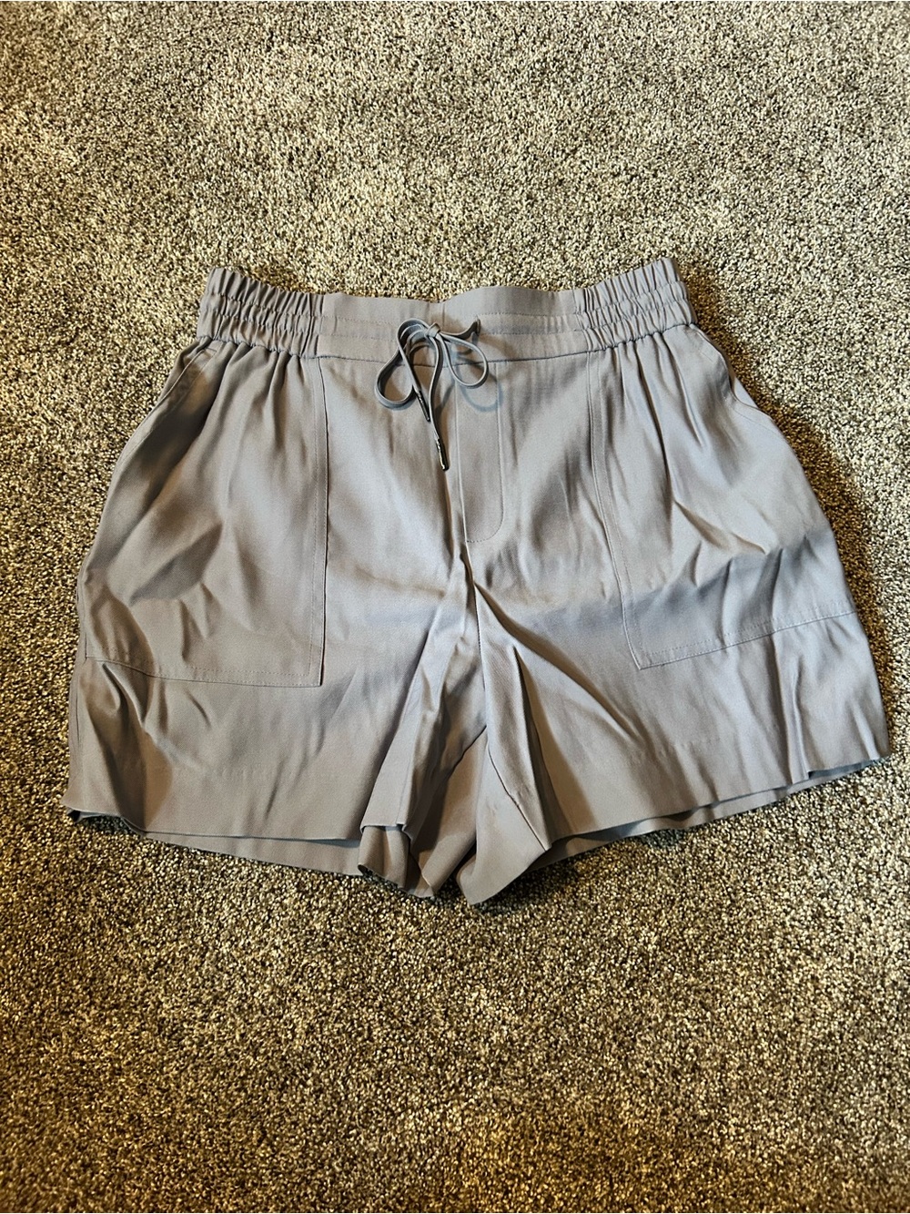 Vera Wang High Rise Drawstring Shorts